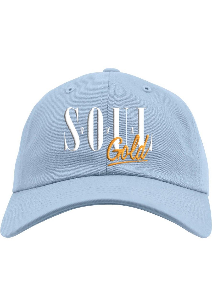 Soul Ova Gold Dad Hats OSFA Nothing Can Come Between Us Dad Hat (Baby Blue)