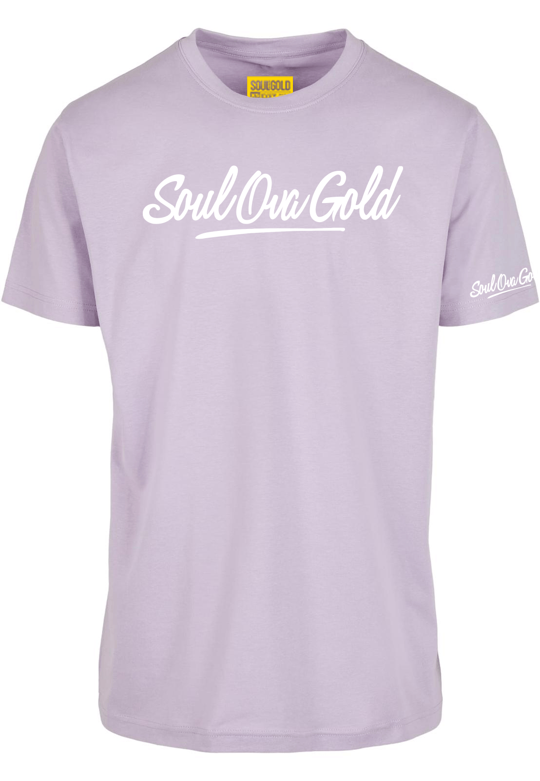Soul Ova Gold Men's Tees Stick 2 The Script Classic fit T-Shirt (Lilac)