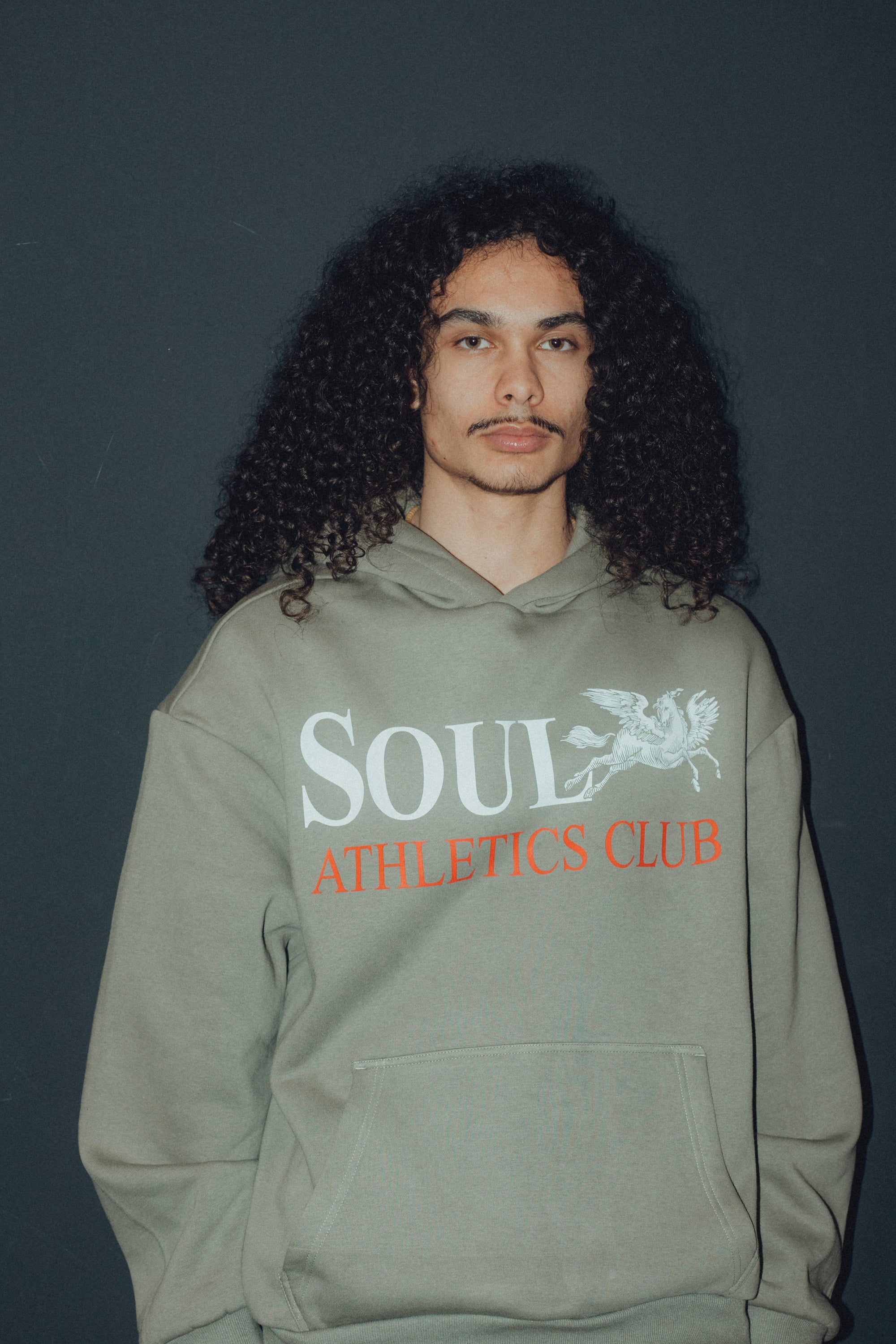 Soul Ova Gold Clothing Noble Soar Fluffy Hoodie (Olive) Noble Soar Fluffy Hoodie (Olive)