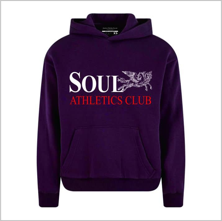 Soul Ova Gold Clothing Noble Soar Fluffy Hoodie (Plum Purple) Noble Soar Fluffy Hoodie (Plum Purple)