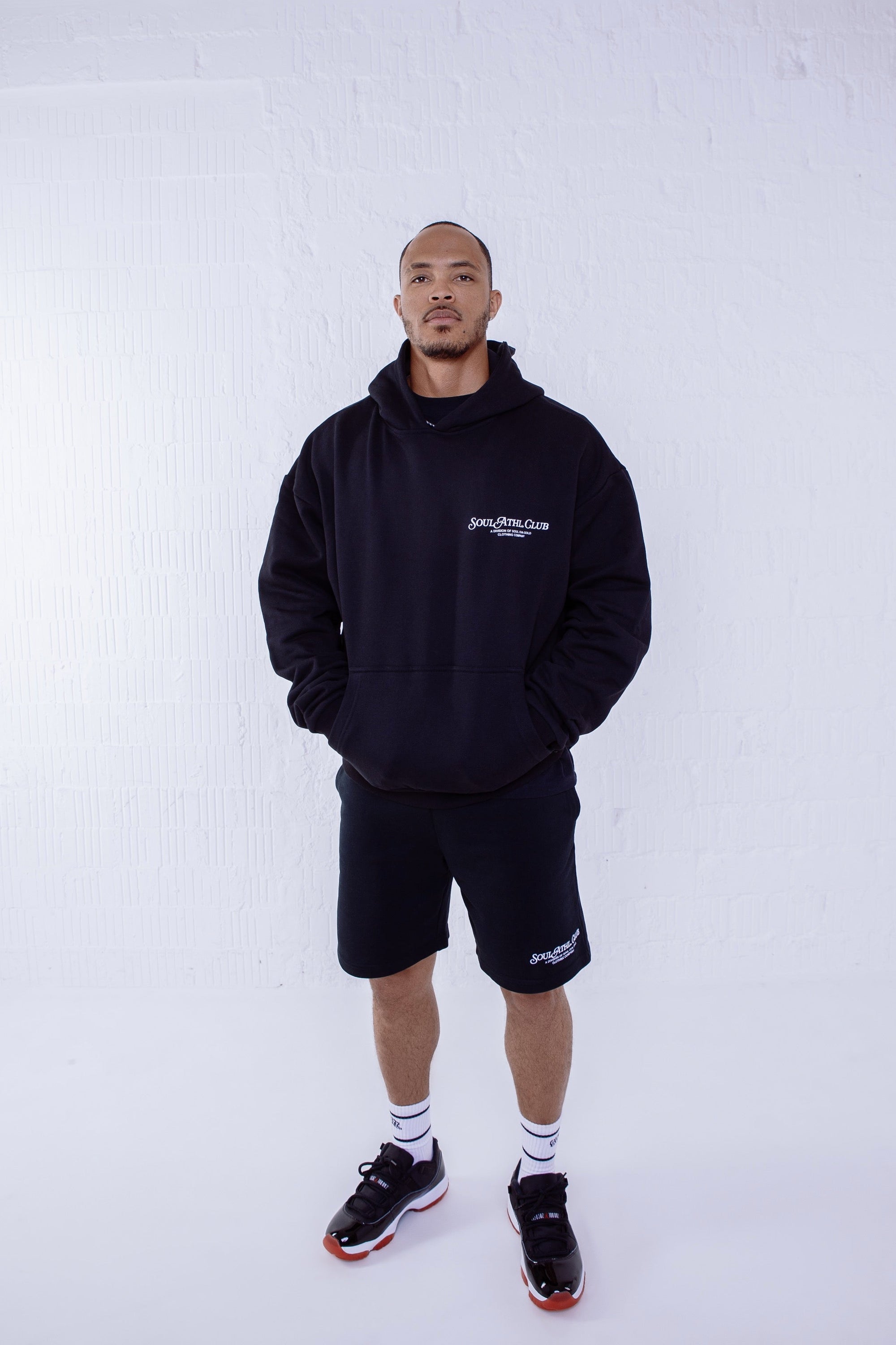 Soul Ova Gold Clothing Sky Runner Black Ultra Heavy Hoodie Sky Runner Black Ultra Heavy Hoodie