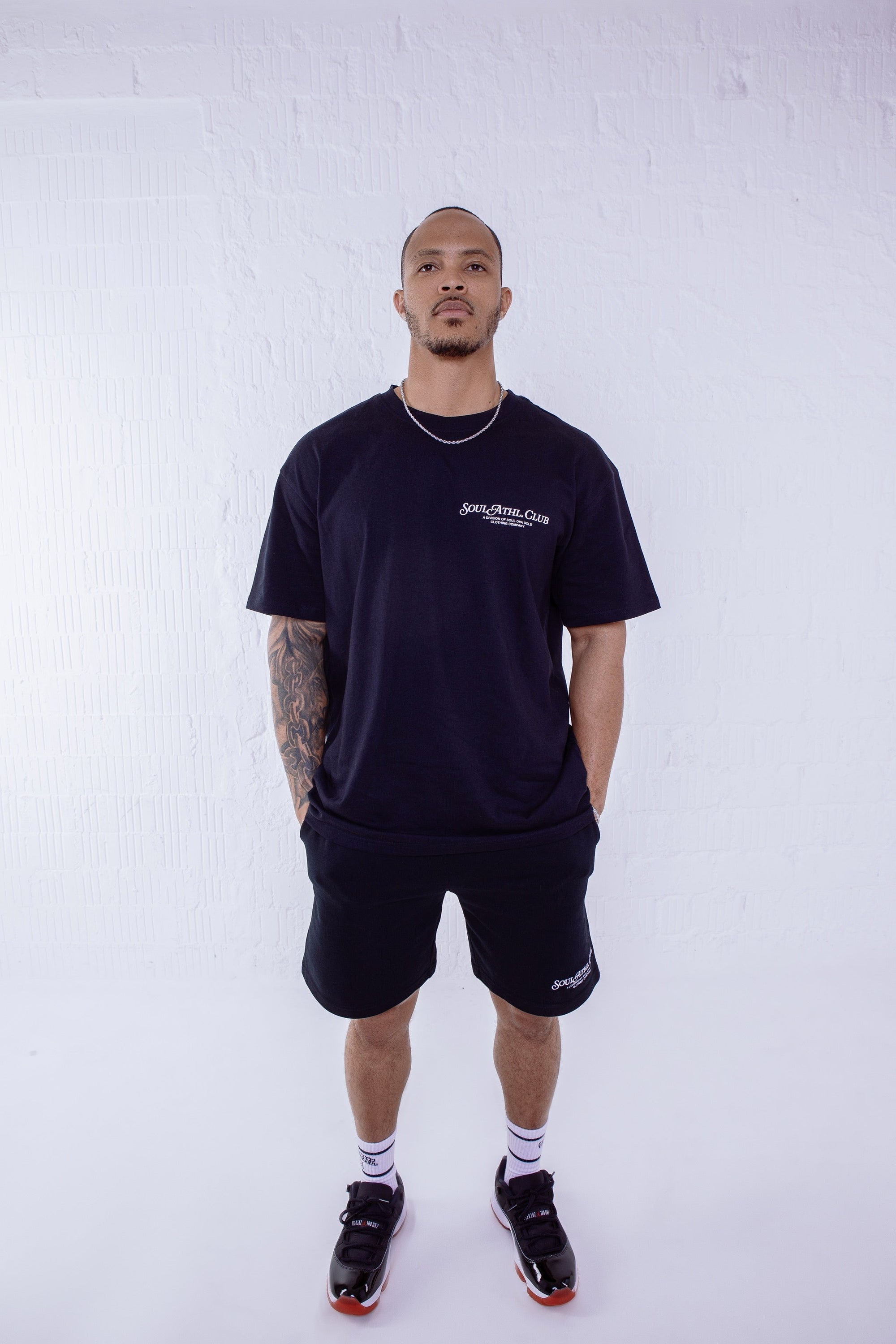 Soul Ova Gold Clothing Sky Runner Black Ultra Heavy Sweatshorts Sky Runner Black Ultra Heavy Sweatshorts