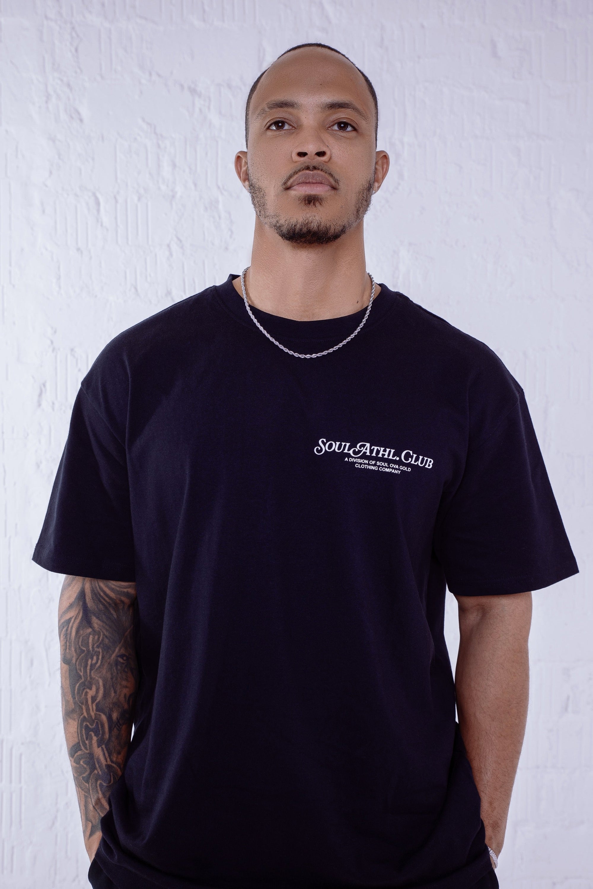 Soul Ova Gold Clothing Sky Runner Black Ultra Heavy Tee Sky Runner Black Ultra Heavy Tee