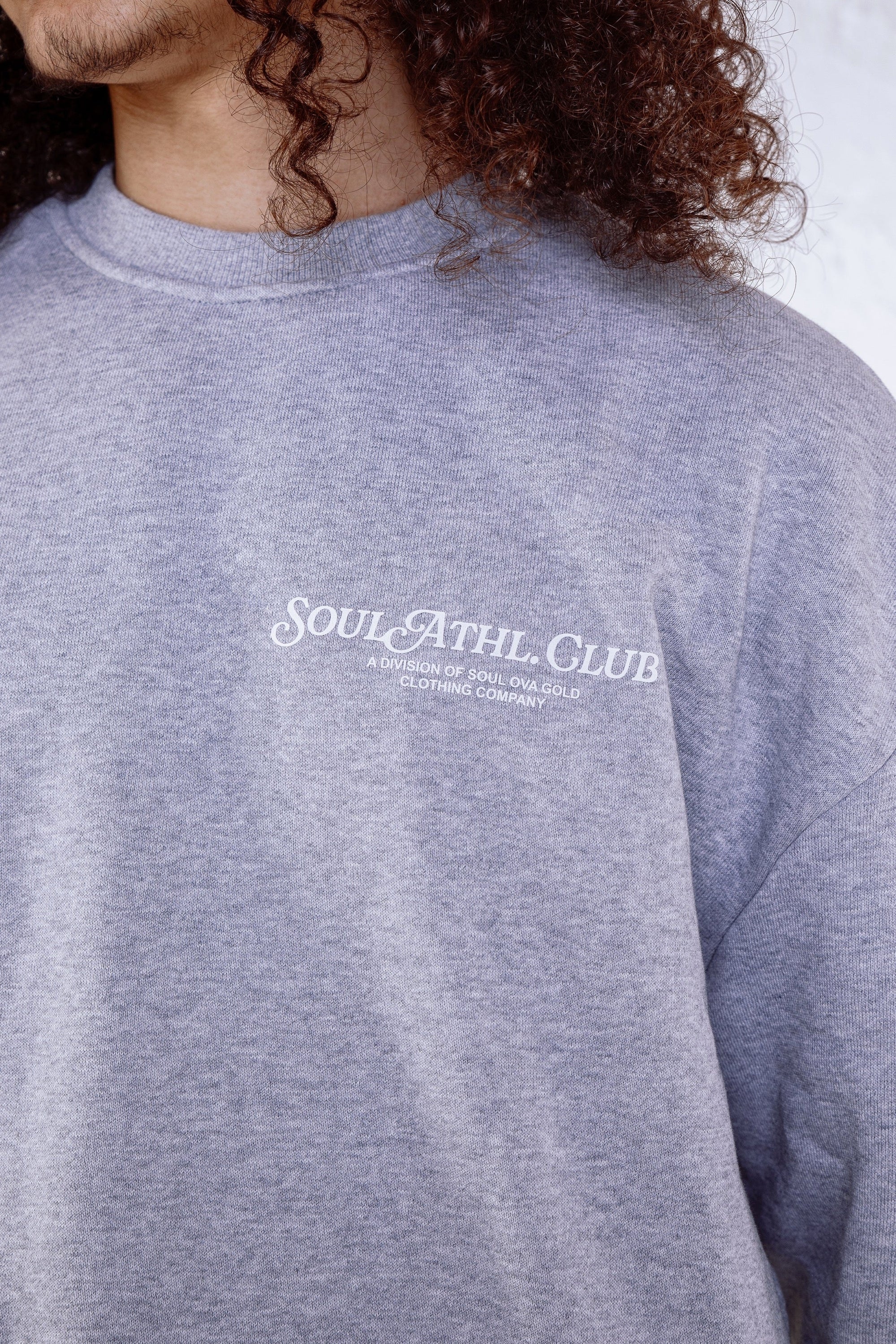 Soul Ova Gold Clothing Sky Runner Heavyweight Sweatshirt – Heather Grey Sky Runner Heavyweight Sweatshirt – Heather Grey