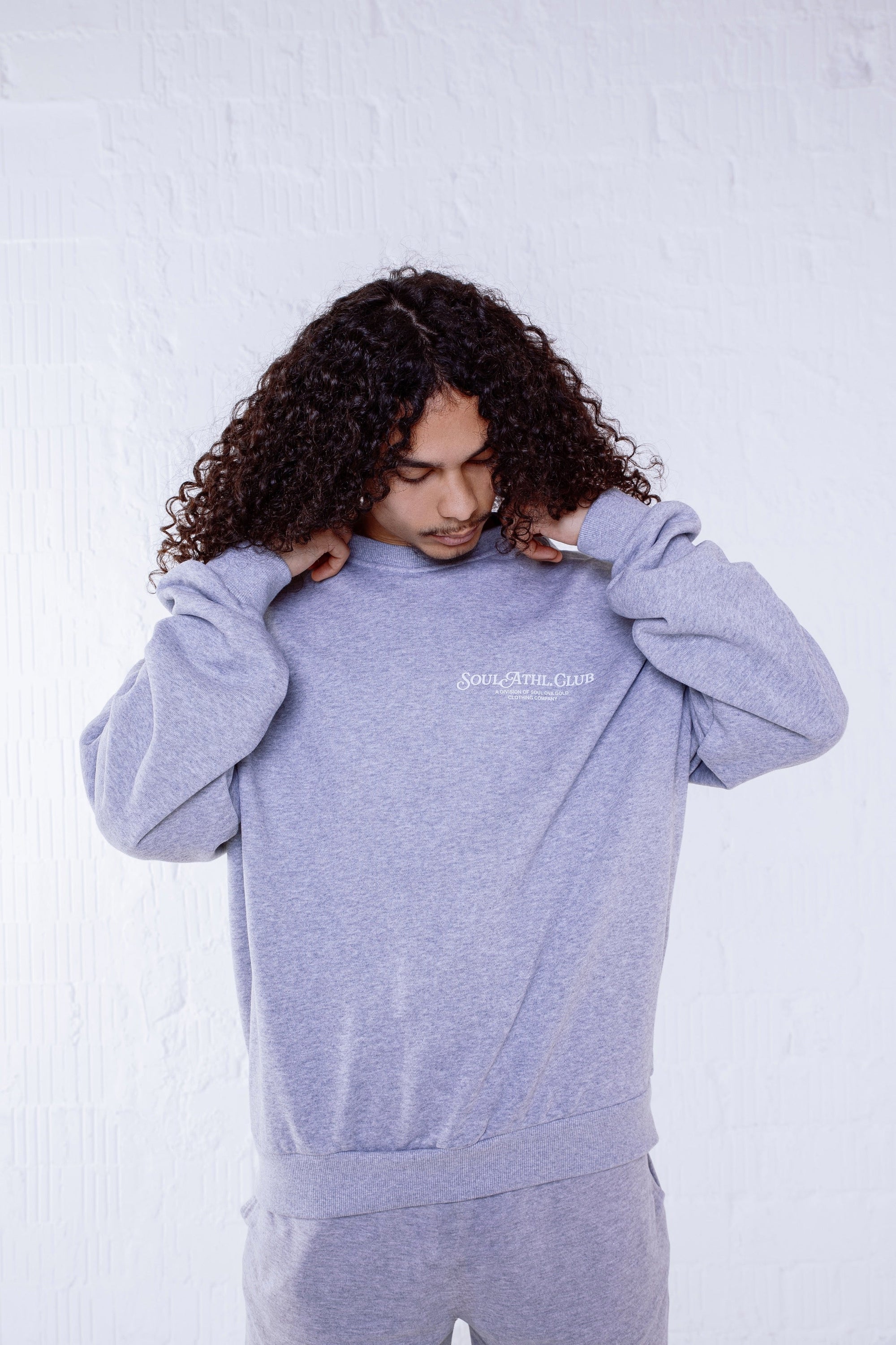Soul Ova Gold Clothing Sky Runner Heavyweight Sweatshirt – Heather Grey Sky Runner Heavyweight Sweatshirt – Heather Grey