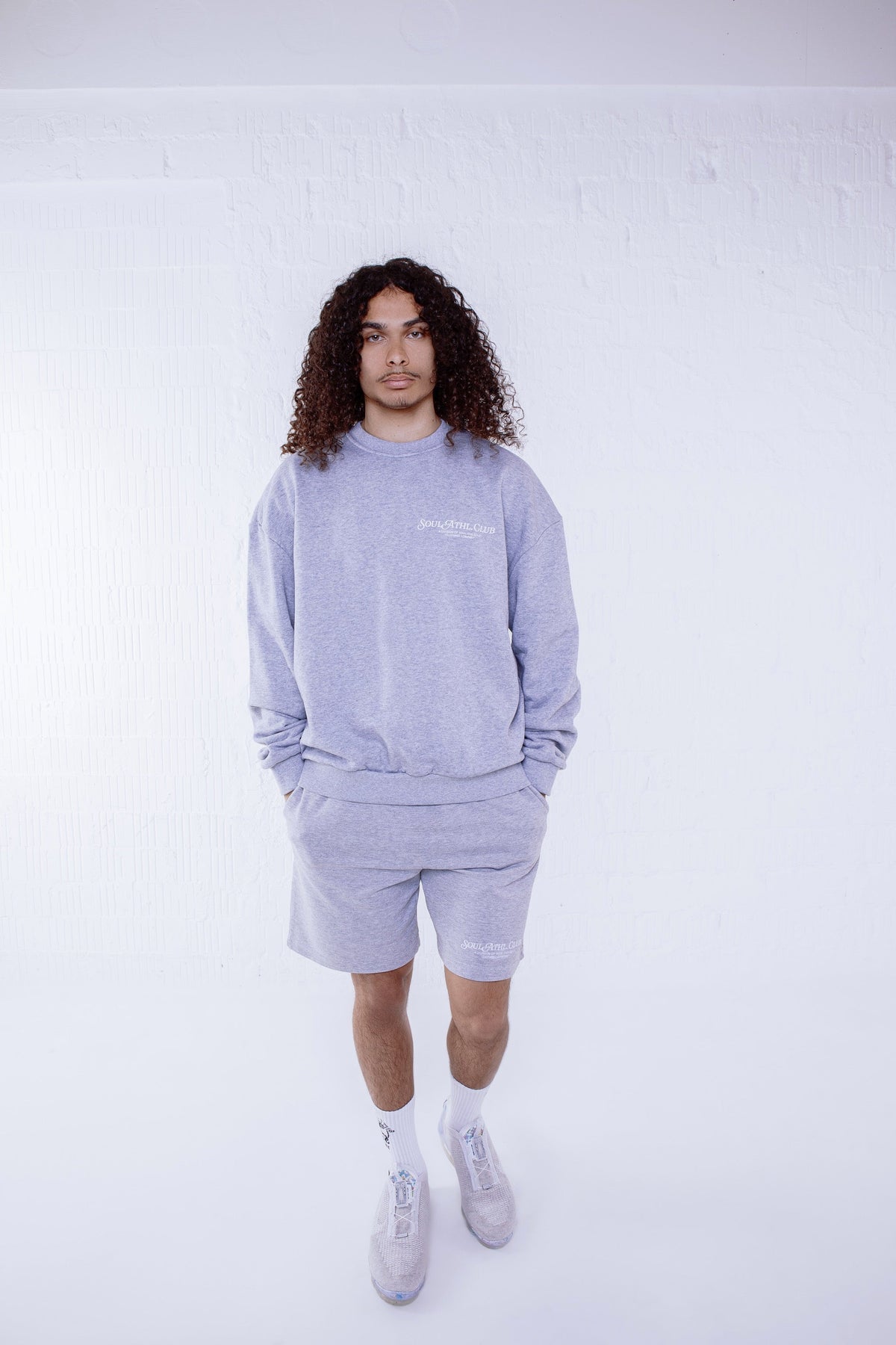 Soul Ova Gold Clothing Sky Runner Heavyweight Sweatshirt – Heather Grey Sky Runner Heavyweight Sweatshirt – Heather Grey