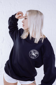Soul Ova Gold Clothing Solitude Sprinter Sweatshirt – Black Solitude Sprinter Sweatshirt – Black