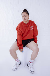 Soul Ova Gold Clothing Solitude Sprinter Sweatshirt – City Red Solitude Sprinter Sweatshirt – City Red