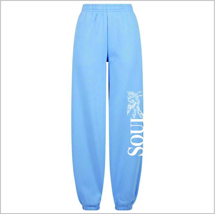 Soul Ova Gold Clothing Women's Noble Soar Fluffy Sweatpants (Sky Blue) Women's Noble Soar Fluffy Sweatpants (Sky Blue)