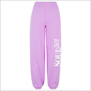 Soul Ova Gold Clothing Women's Noble Soar Fluffy Sweatpants (Soft Pink) Women's Noble Soar Fluffy Sweatpants (Soft Pink)