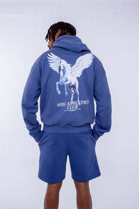 Soul Ova Gold Men's Hoodies Soul Ascend Oversized Hoodie – Vintage Blue Soul Ascend Oversized Hoodie – Vintage Blue