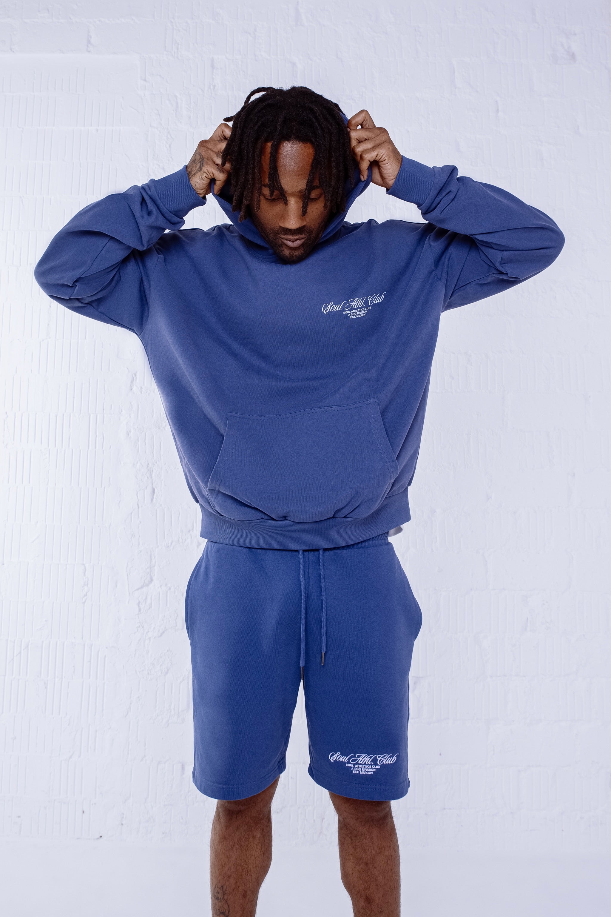 Soul Ova Gold Men's Hoodies Soul Ascend Oversized Hoodie – Vintage Blue Soul Ascend Oversized Hoodie – Vintage Blue