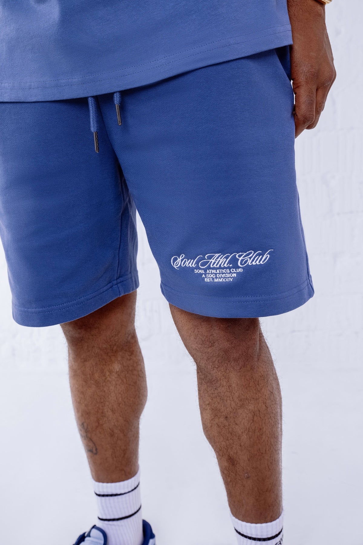 Soul Ova Gold Men's Shorts Soul Ascend Heavyweight Shorts – Vintage Blue Soul Ascend Heavyweight Shorts – Vintage Blue