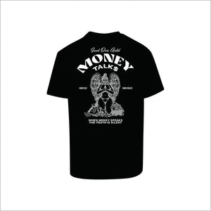 Soul Ova Gold Men's Tees Money Talks Men’s Oversized Heavyweight Tee Lady Angel (Black) Money Talks Men’s Oversized Heavyweight Tee Lady Angel (Black)