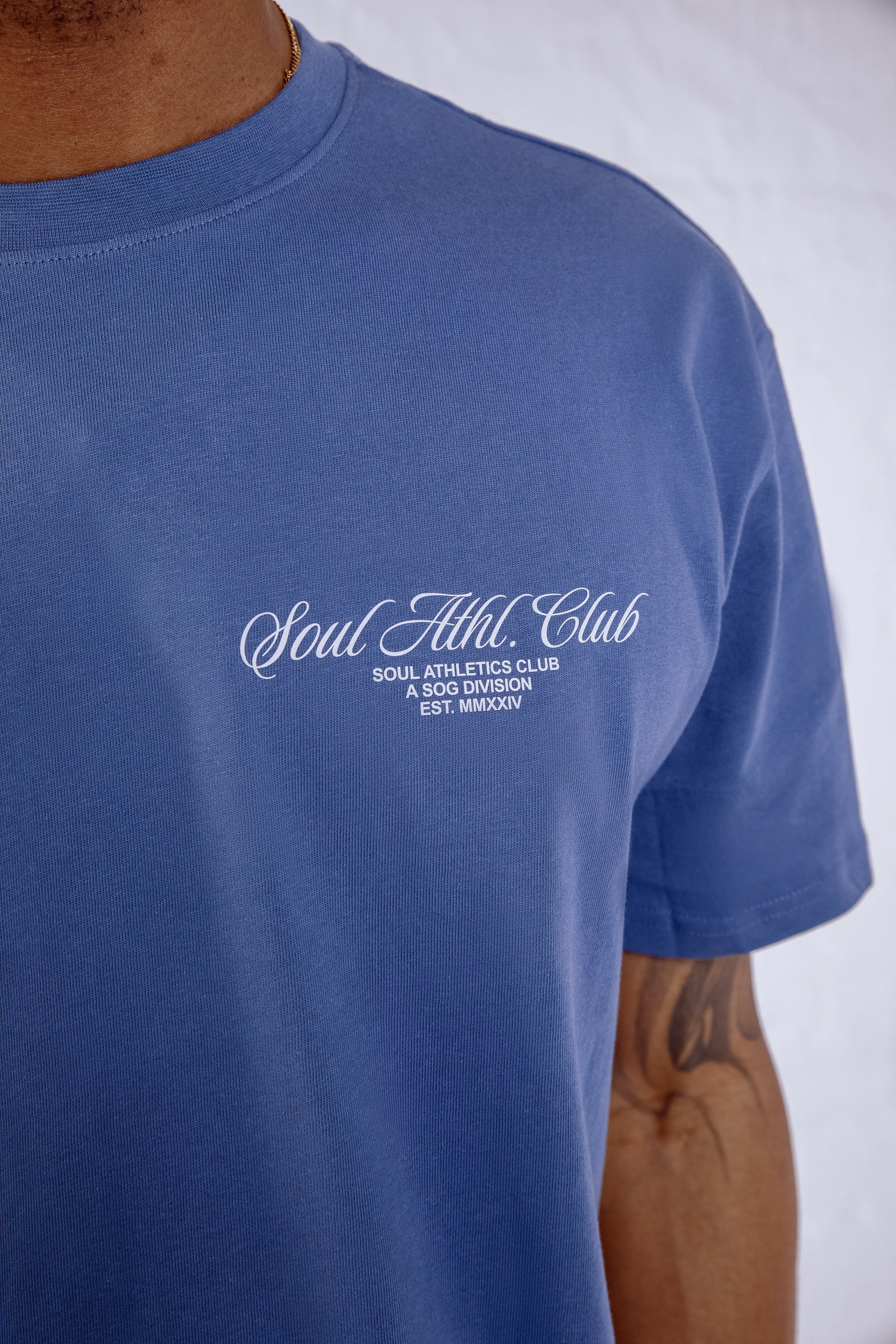Soul Ova Gold Men's Tees Soul Ascend Oversized Heavyweight T-Shirt – Vintage Blue Soul Ascend Oversized Heavyweight T-Shirt – Vintage Blue