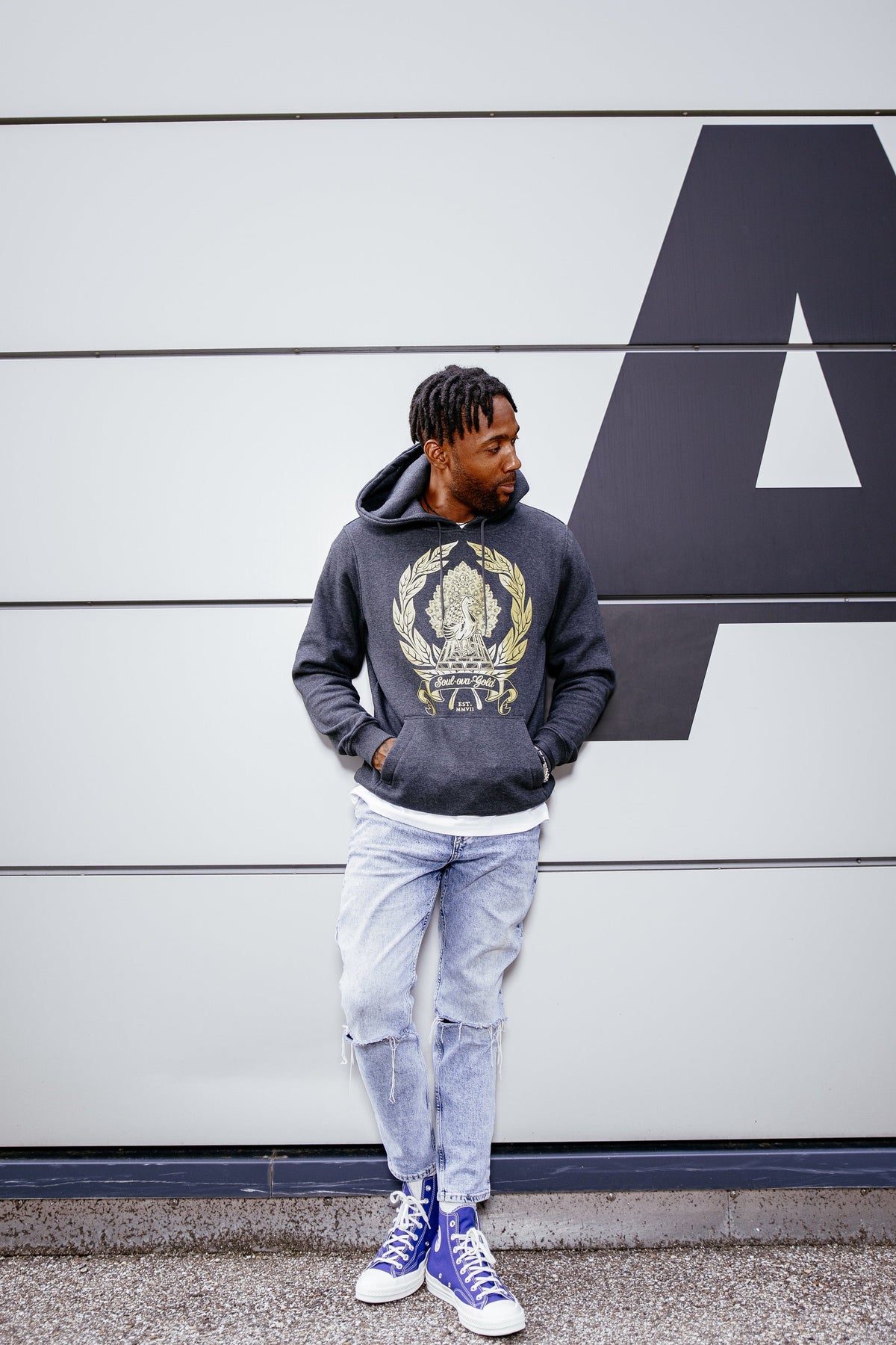 Soul Ova Gold Mens Hoodies Gold Royalty Men’s Hoodie