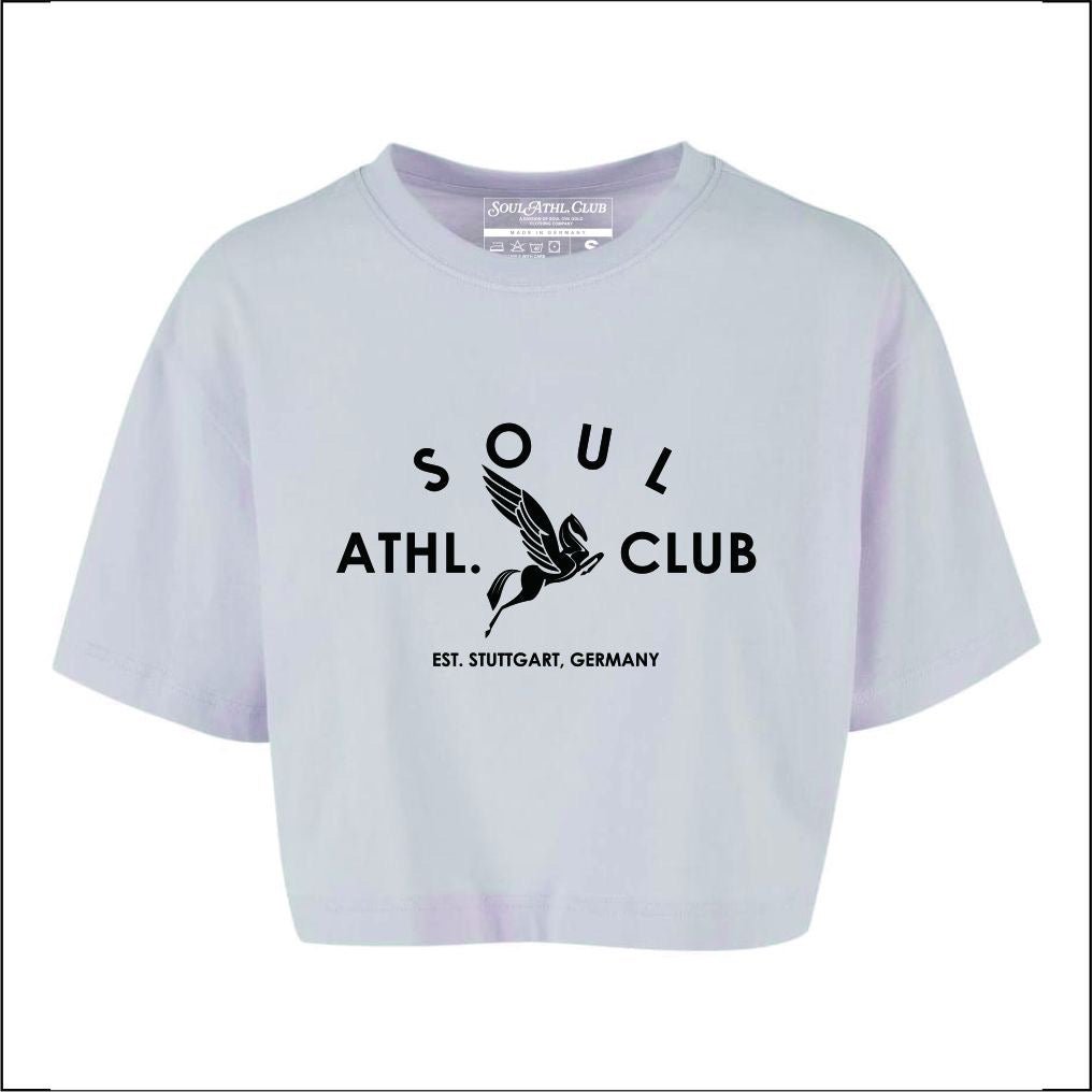 Soul Ova Gold Women's Crops Victory Flight Oversized Crop Top (White) Victory Flight Oversized Crop Top (White)