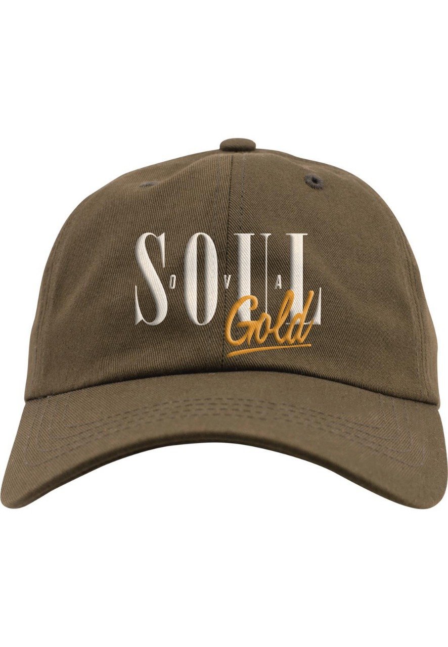 Soul Ova Gold Dad Hats OSFA Nothing Can Come Between Us Dad Hat (Olive)