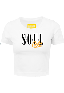 Soul Ova Gold Women's Crops Nothing Can Come Between Us Women's Crop Top (White)