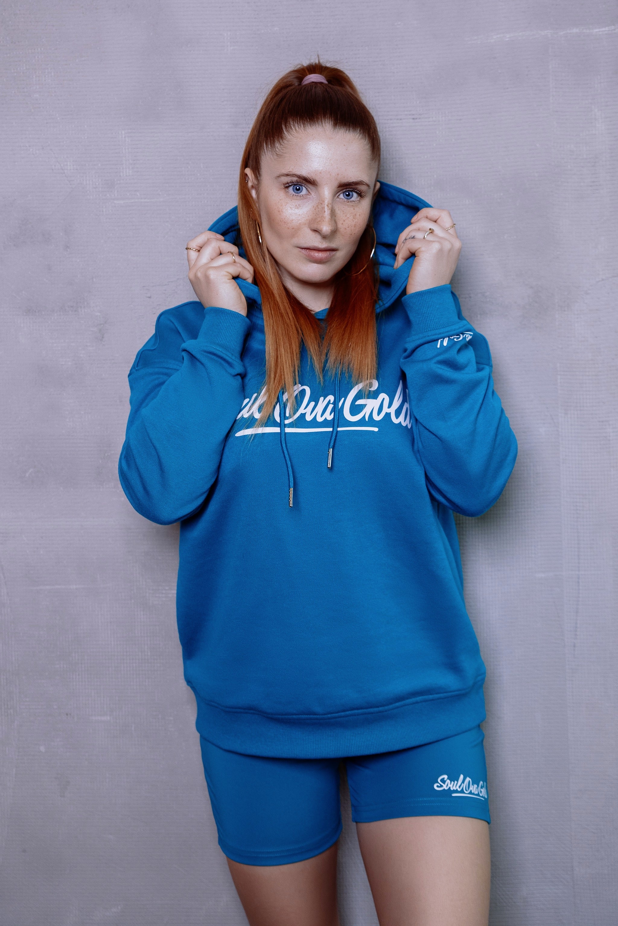 Soul Ova Gold Women's Hoodie Stick To The Script Hoodie (Water Green)