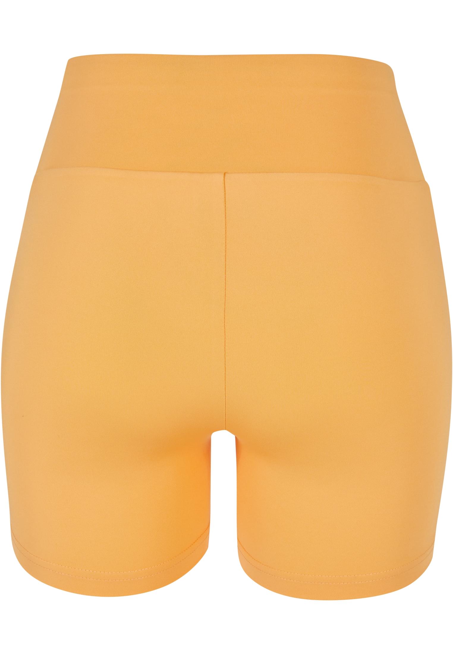 Soul Ova Gold Women's Shorts Stick 2 the Script Recycled High Waist Cycle Hot Pants (Pale Orange)